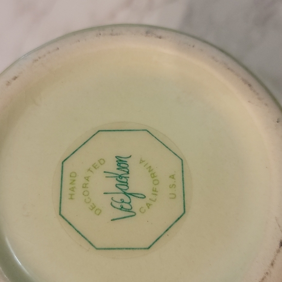 Vintage Vee Jackson california pottery jar & bonus FREE jar! - Picture 8 of 10